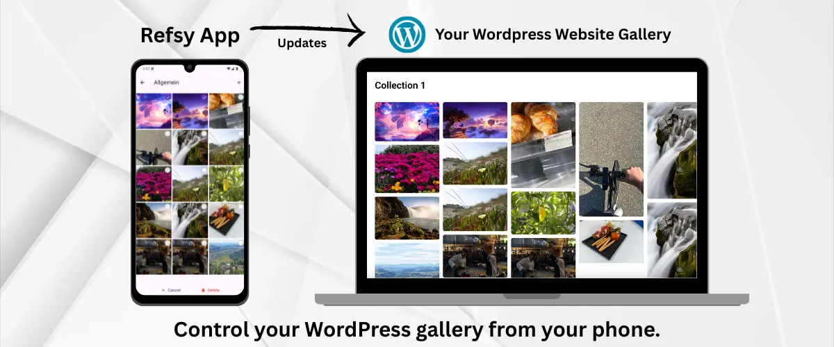 refsy updates wordpress website